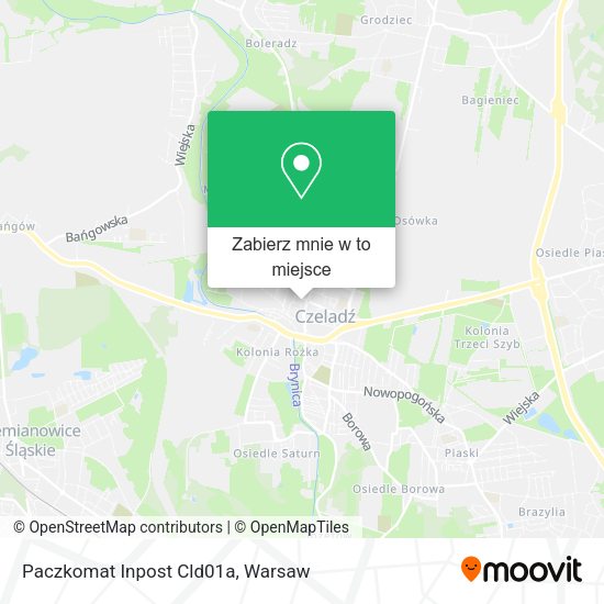 Mapa Paczkomat Inpost Cld01a