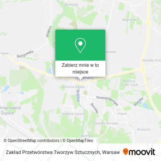 Mapa Zakład Przetwórstwa Tworzyw Sztucznych