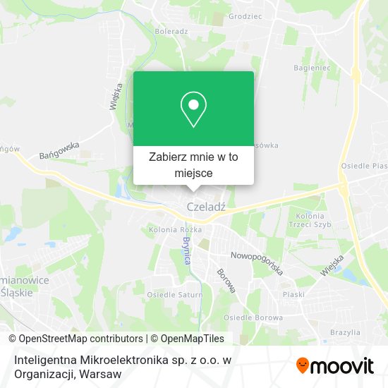 Mapa Inteligentna Mikroelektronika sp. z o.o. w Organizacji