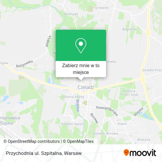 Mapa Przychodnia ul. Szpitalna