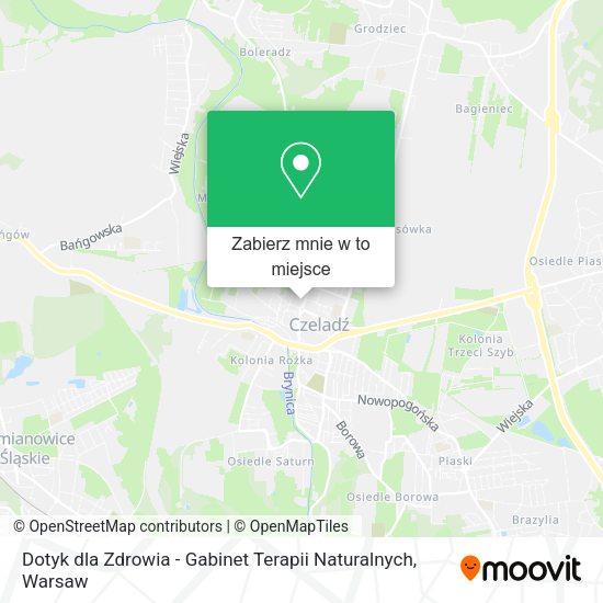 Mapa Dotyk dla Zdrowia - Gabinet Terapii Naturalnych