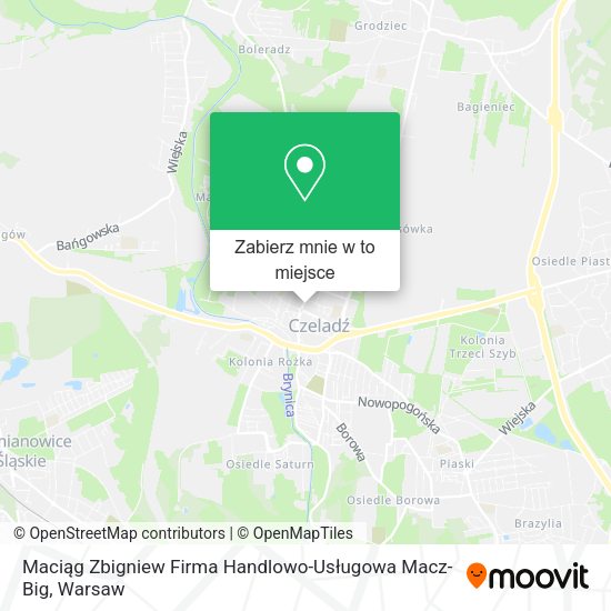 Mapa Maciąg Zbigniew Firma Handlowo-Usługowa Macz-Big