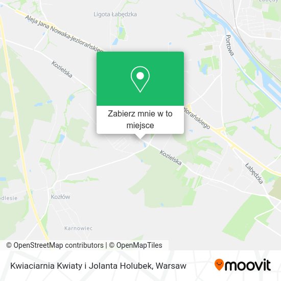 Mapa Kwiaciarnia Kwiaty i Jolanta Holubek