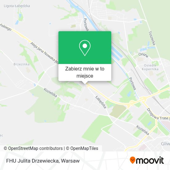 Mapa FHU Julita Drzewiecka