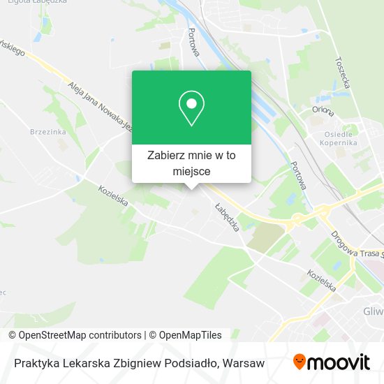 Mapa Praktyka Lekarska Zbigniew Podsiadło