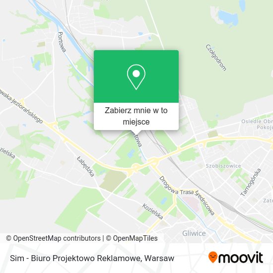 Mapa Sim - Biuro Projektowo Reklamowe