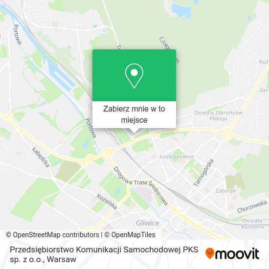 Mapa Przedsiębiorstwo Komunikacji Samochodowej PKS sp. z o.o.