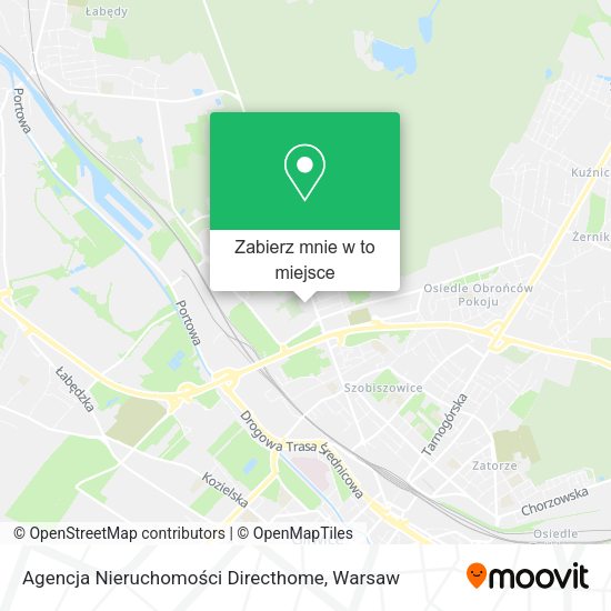 Mapa Agencja Nieruchomości Directhome