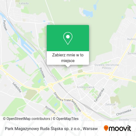 Mapa Park Magazynowy Ruda Śląska sp. z o.o.