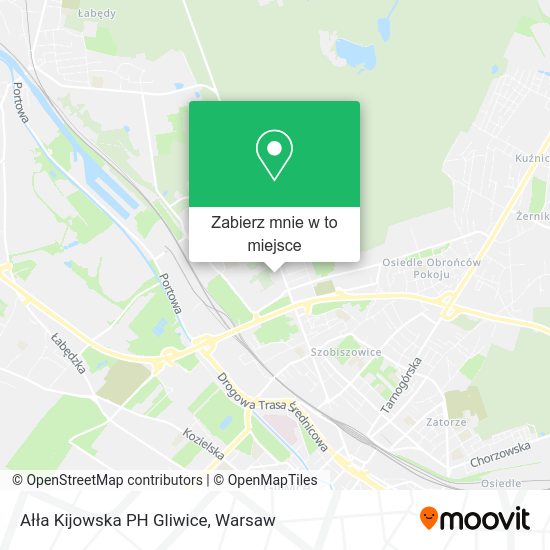 Mapa Ałła Kijowska PH Gliwice