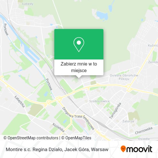 Mapa Montire s.c. Regina Działo, Jacek Góra