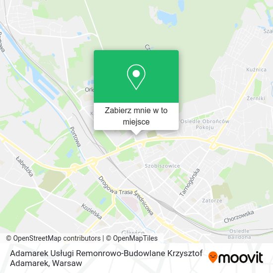 Mapa Adamarek Usługi Remonrowo-Budowlane Krzysztof Adamarek