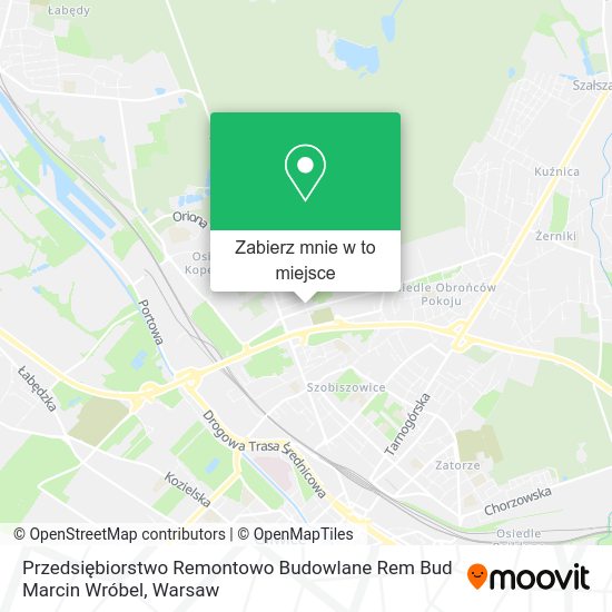 Mapa Przedsiębiorstwo Remontowo Budowlane Rem Bud Marcin Wróbel