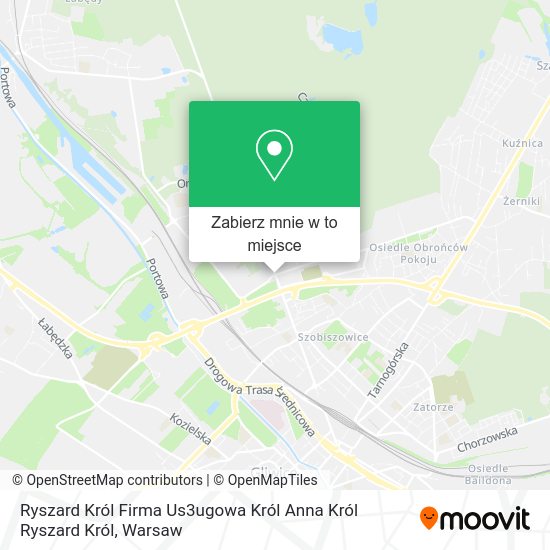 Mapa Ryszard Król Firma Us3ugowa Król Anna Król Ryszard Król