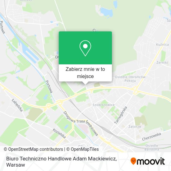 Mapa Biuro Techniczno Handlowe Adam Mackiewicz