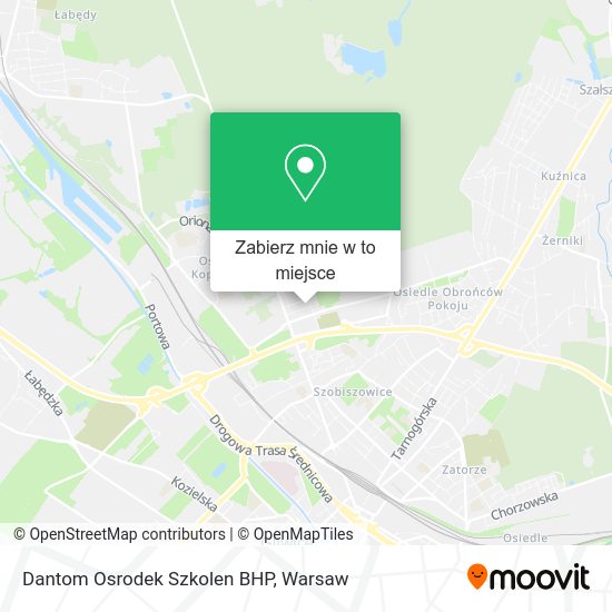 Mapa Dantom Osrodek Szkolen BHP