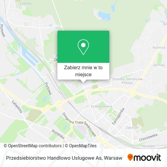 Mapa Przedsiebiorstwo Handlowo Uslugowe As