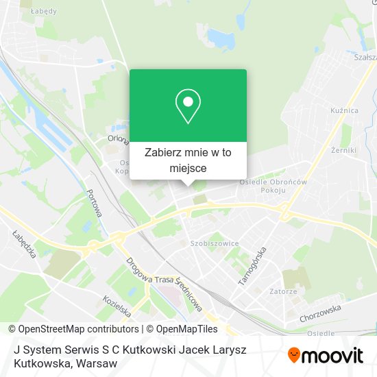 Mapa J System Serwis S C Kutkowski Jacek Larysz Kutkowska