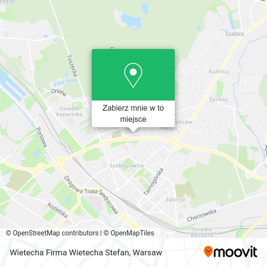 Mapa Wietecha Firma Wietecha Stefan