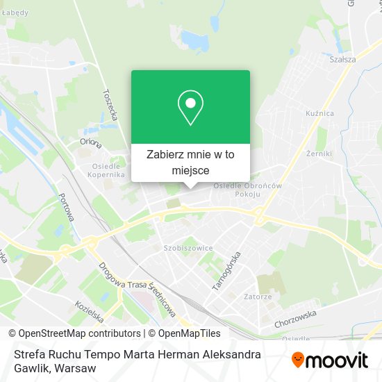 Mapa Strefa Ruchu Tempo Marta Herman Aleksandra Gawlik