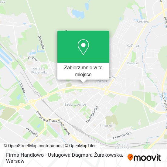 Mapa Firma Handlowo - Usługowa Dagmara Żurakowska