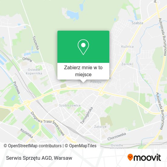 Mapa Serwis Sprzętu AGD