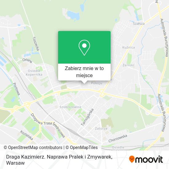 Mapa Draga Kazimierz. Naprawa Pralek i Zmywarek