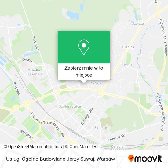 Mapa Usługi Ogólno Budowlane Jerzy Suwaj