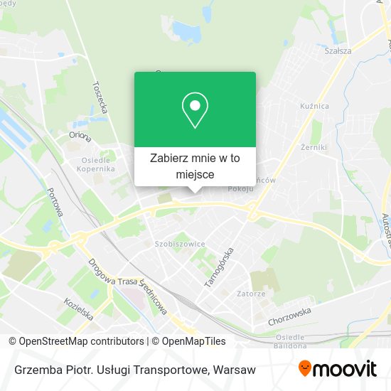 Mapa Grzemba Piotr. Usługi Transportowe