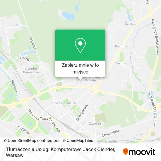 Mapa Tłumaczenia Usługi Komputerowe Jacek Olender