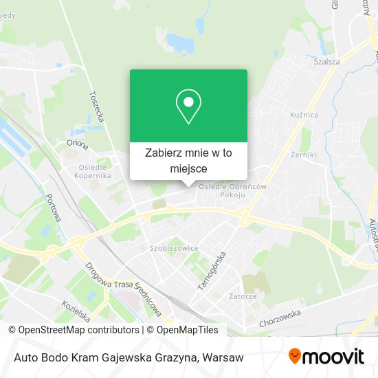 Mapa Auto Bodo Kram Gajewska Grazyna