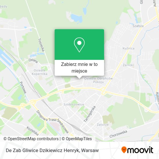 Mapa De Zab Gliwice Dzikiewicz Henryk