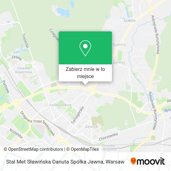 Mapa Stal Met Sławińska Danuta Spółka Jawna