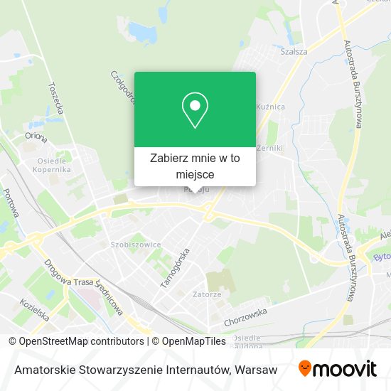 Mapa Amatorskie Stowarzyszenie Internautów