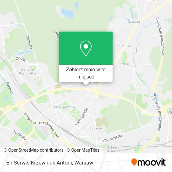 Mapa Eri Serwis Krzewniak Antoni