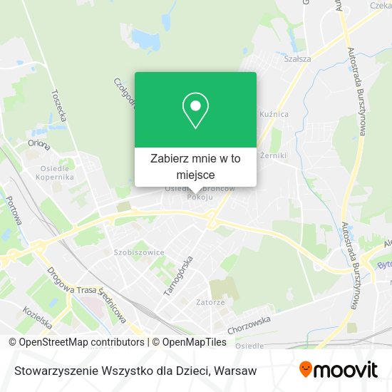 Mapa Stowarzyszenie Wszystko dla Dzieci