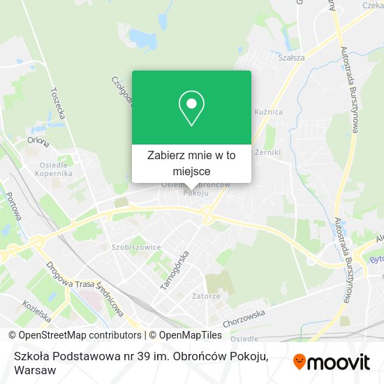 Mapa Szkoła Podstawowa nr 39 im. Obrońców Pokoju