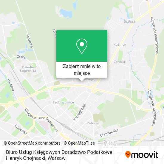 Mapa Biuro Usług Księgowych Doradztwo Podatkowe Henryk Chojnacki