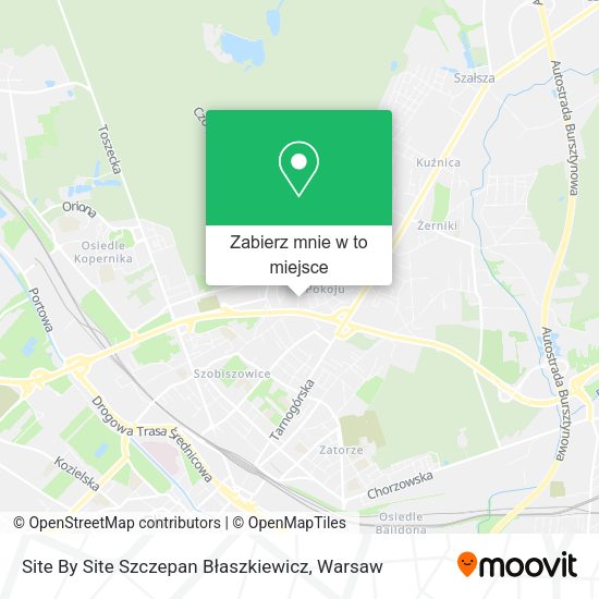 Mapa Site By Site Szczepan Błaszkiewicz