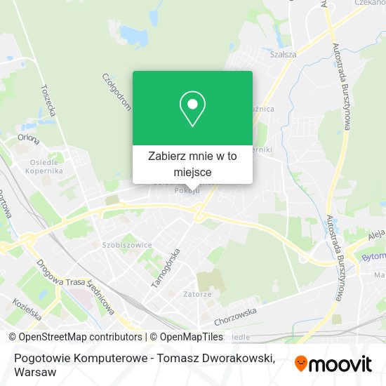 Mapa Pogotowie Komputerowe - Tomasz Dworakowski