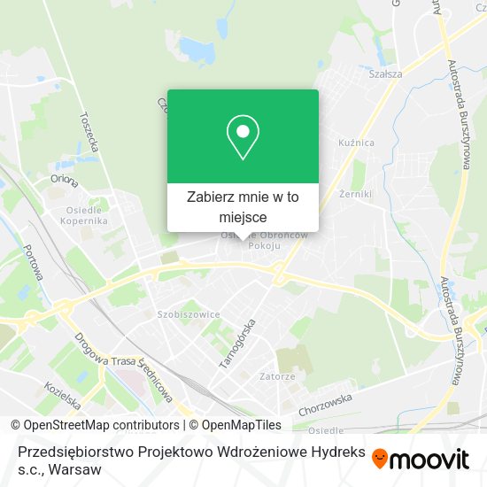 Mapa Przedsiębiorstwo Projektowo Wdrożeniowe Hydreks s.c.