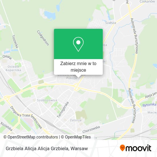 Mapa Grzbiela Alicja Alicja Grzbiela