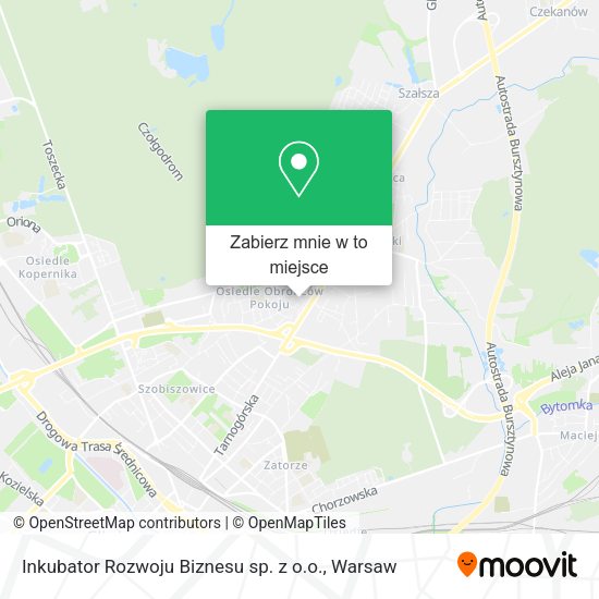 Mapa Inkubator Rozwoju Biznesu sp. z o.o.