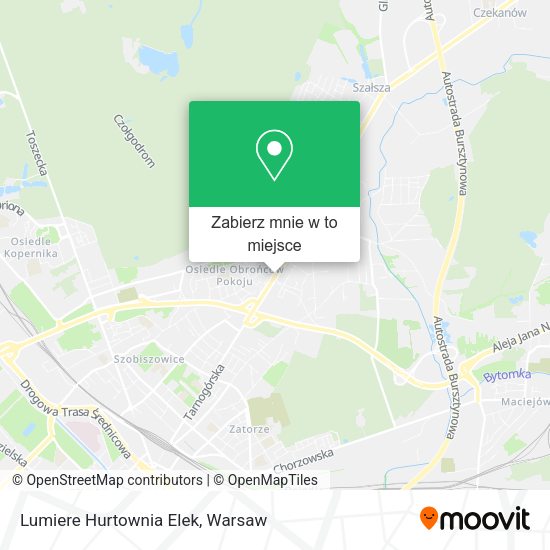 Mapa Lumiere Hurtownia Elek