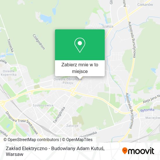 Mapa Zakład Elektryczno - Budowlany Adam Kutuś