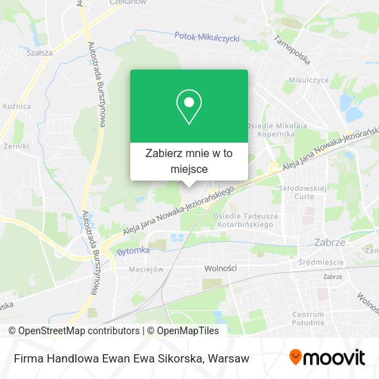 Mapa Firma Handlowa Ewan Ewa Sikorska