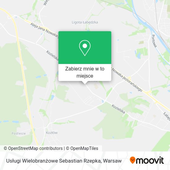 Mapa Usługi Wielobranżowe Sebastian Rzepka