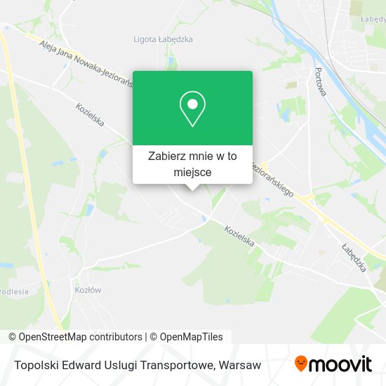 Mapa Topolski Edward Uslugi Transportowe