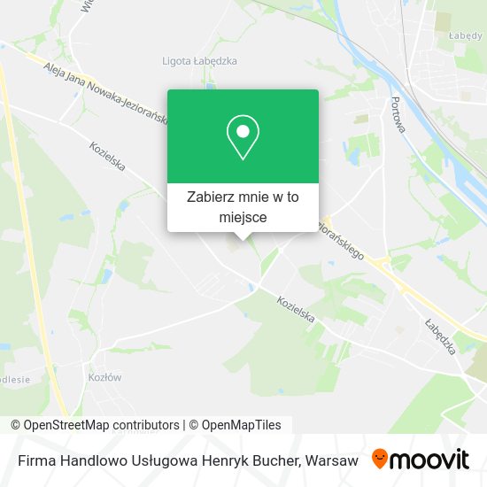 Mapa Firma Handlowo Usługowa Henryk Bucher