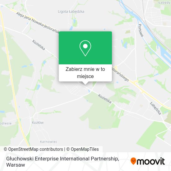 Mapa Głuchowski Enterprise International Partnership